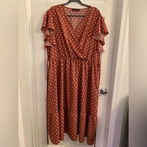 Women’s plus size Polka Dot Maxi Dress. Size 24W $20